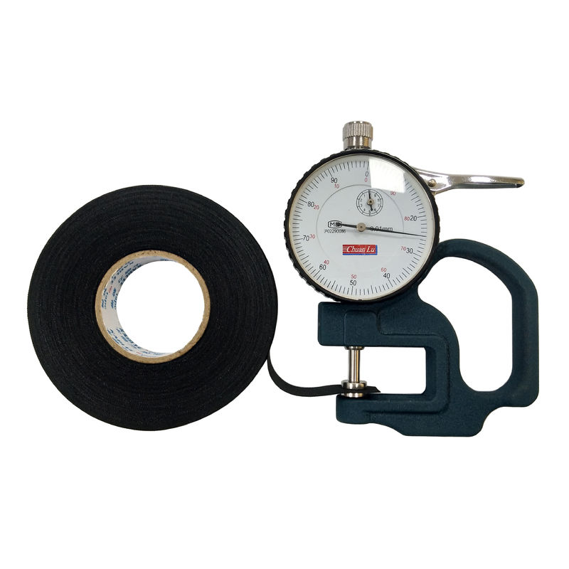Black Color Durable Automotive Adhesive Tape Polyester Fabric Material