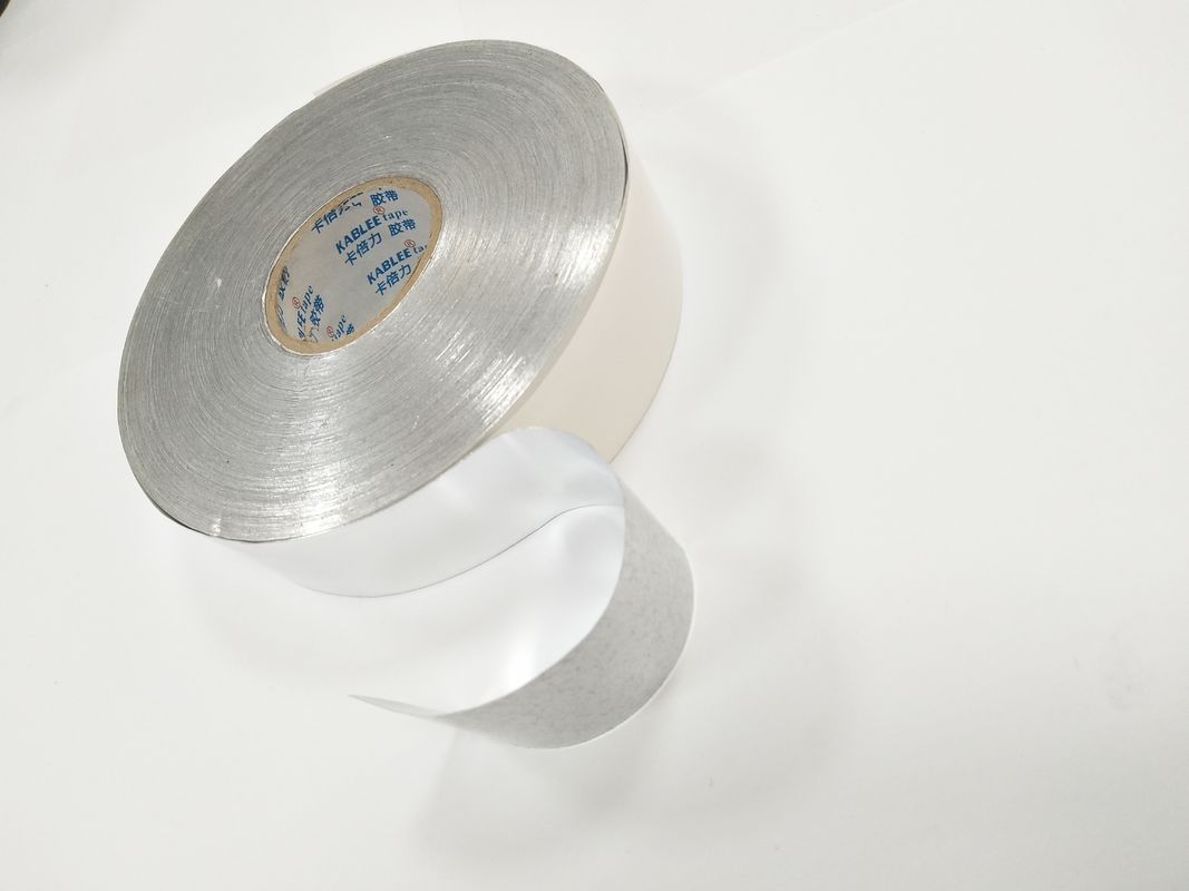 Fireproof Silver Color Aluminum Foil Tape Heat Resistant Multipurpose