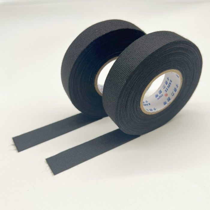 Noise Damping Fleece Wiring Tape Durable Black Color 25mm 32mm 38mm Width