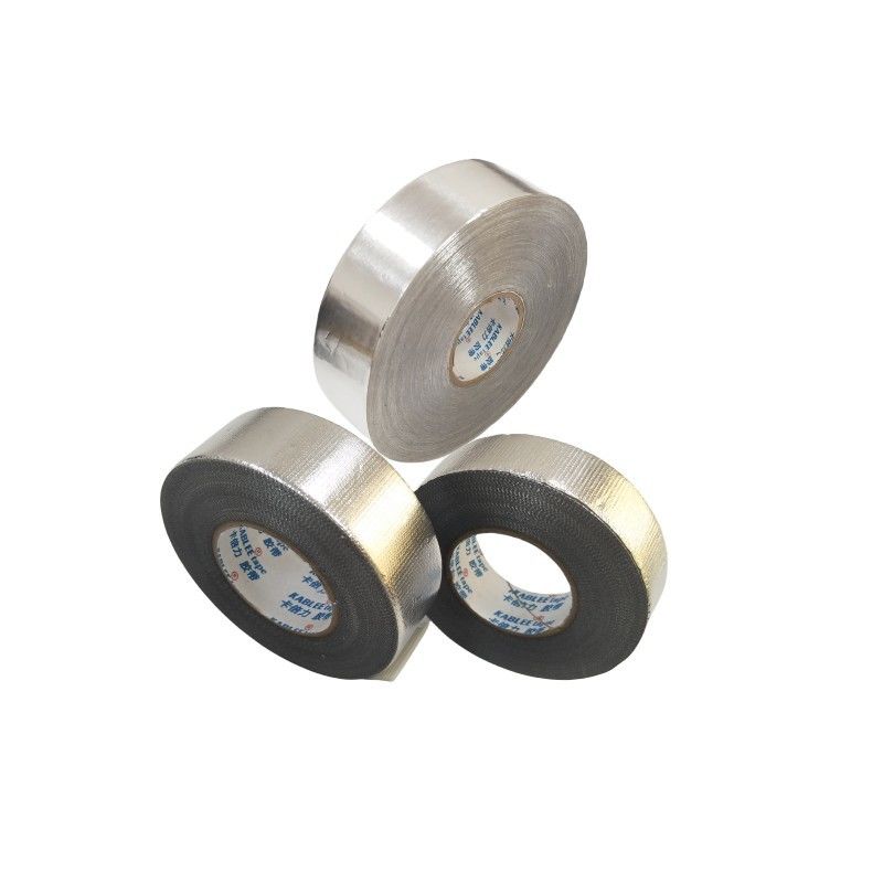 Silver Color Aluminum Foil Tape Acrylic Adhesive Adhesive 0.1mm Thickness