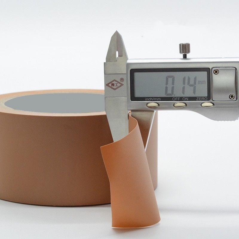 Brown Color Easy Tear PVC Tape Rubber Adhesive 22M Waterproof For Sealing