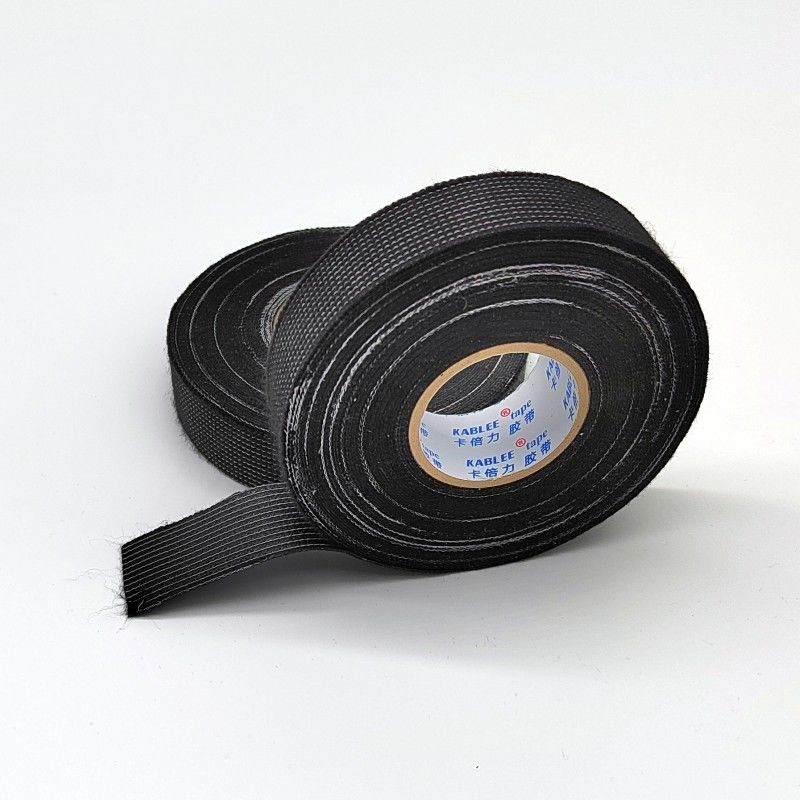 UV Resistant 10m Or 15m Fleece Wiring Tape Black Color