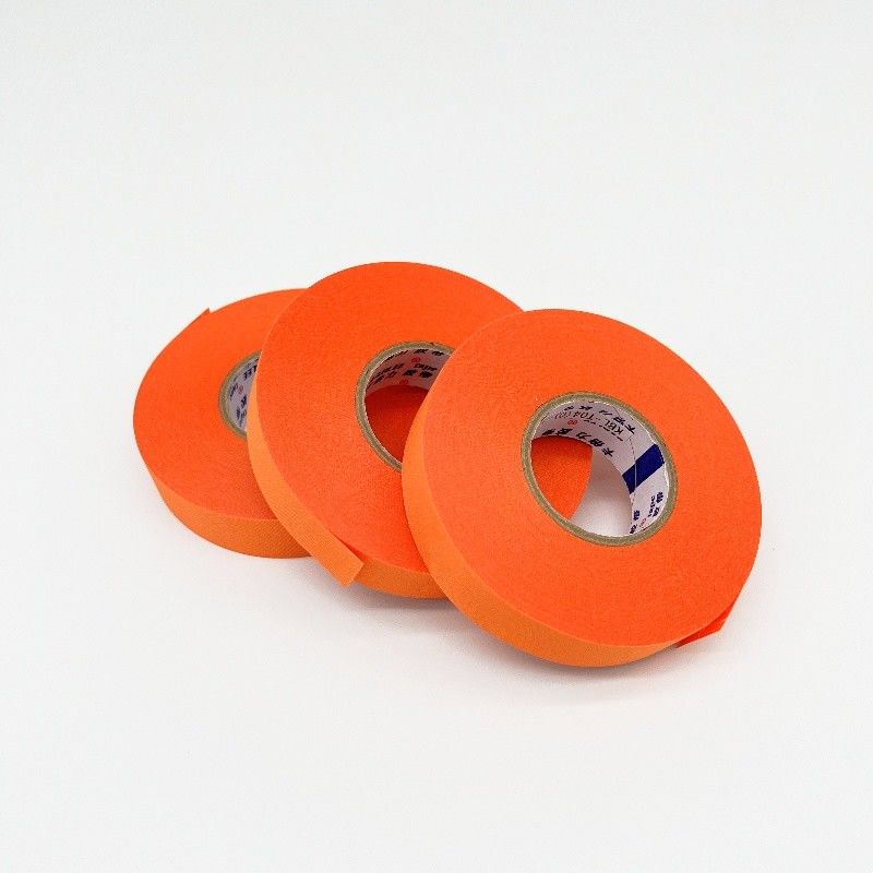 Cloth Wire Harness Tape Orange Color 0.25mm Thickness 150degr Temperature Resistance