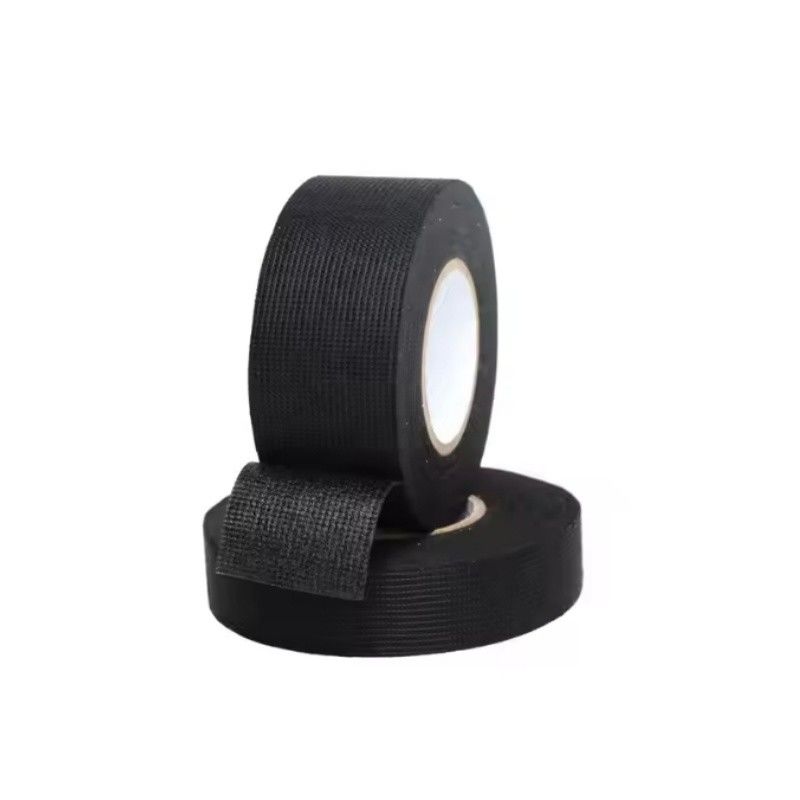 Automotive Wiring Harness Tape Black Electrical Tape Waterproof Heat Resistant Fleece Tape for Wires