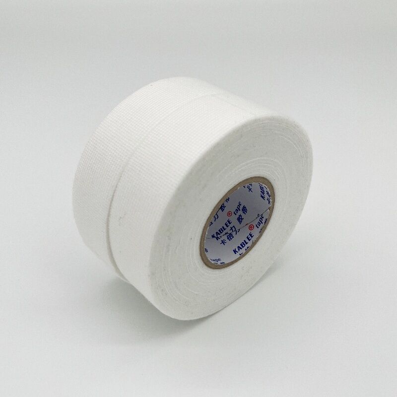 Durable Fleece Wiring Tape Featuring Rubber Adhesive White Color for Automotive Wire Harness and Electrical Insulation Purposes