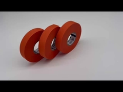 Custom Orange Automotive Wire Harness Wrapping Tape Chemical Resistant